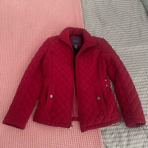 Falls Creek, Small, Deep Red/ Burgundy, Women's, Quilted Jacket